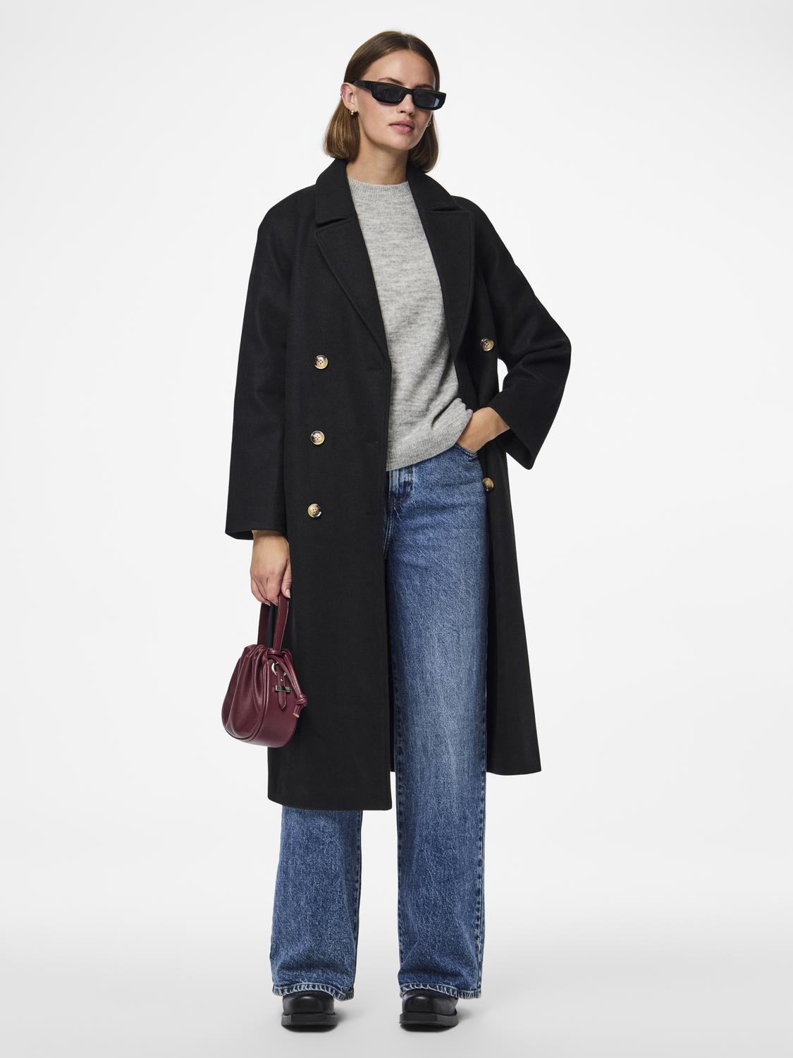 PCMARBEL Coat - Black - VERO MODA & VILA Bergvik